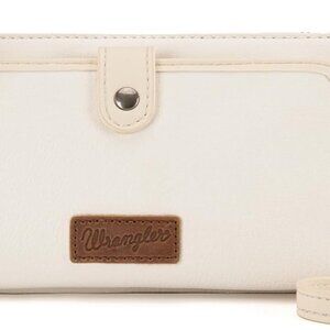 Women's Faux Leather Crossbody Wallet Clutch with RFID Blocking Credit Card Slot
